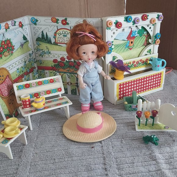 Mary Engelbreit Doll 1997  Rosie's Garden Play Set ME INK 5" Vtg - Picture 1 of 14